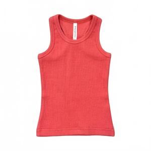 NEW BABYSPROUTS girl's ribbed tank in cherry pink